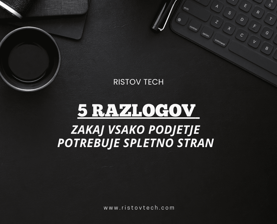 Zakaj spletna stran?