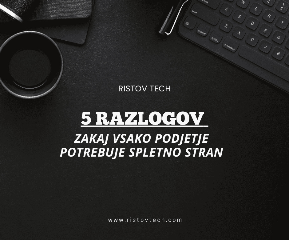 Zakaj spletna stran?