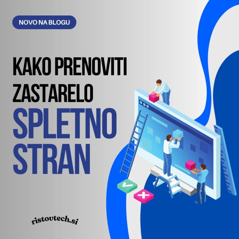 Kako prenoviti zastarelo spletno stran in izboljšati konverzije