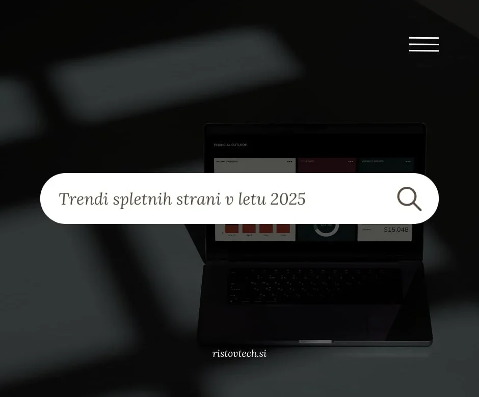 Trendi spletnih strani v letu 2025